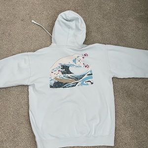 Ripndip “The Great Wave of Nerm” Hoodie Light blue